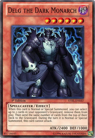 Delg the Dark Monarch, Starstrike Blast Sneak Peek Participation Card · STBL-EN037