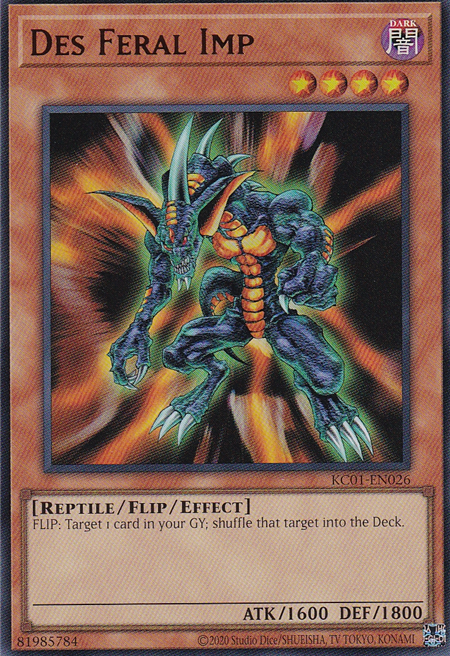 Des Feral Imp, 25th Anniversary Ultimate Kaiba Set · KC01-EN026