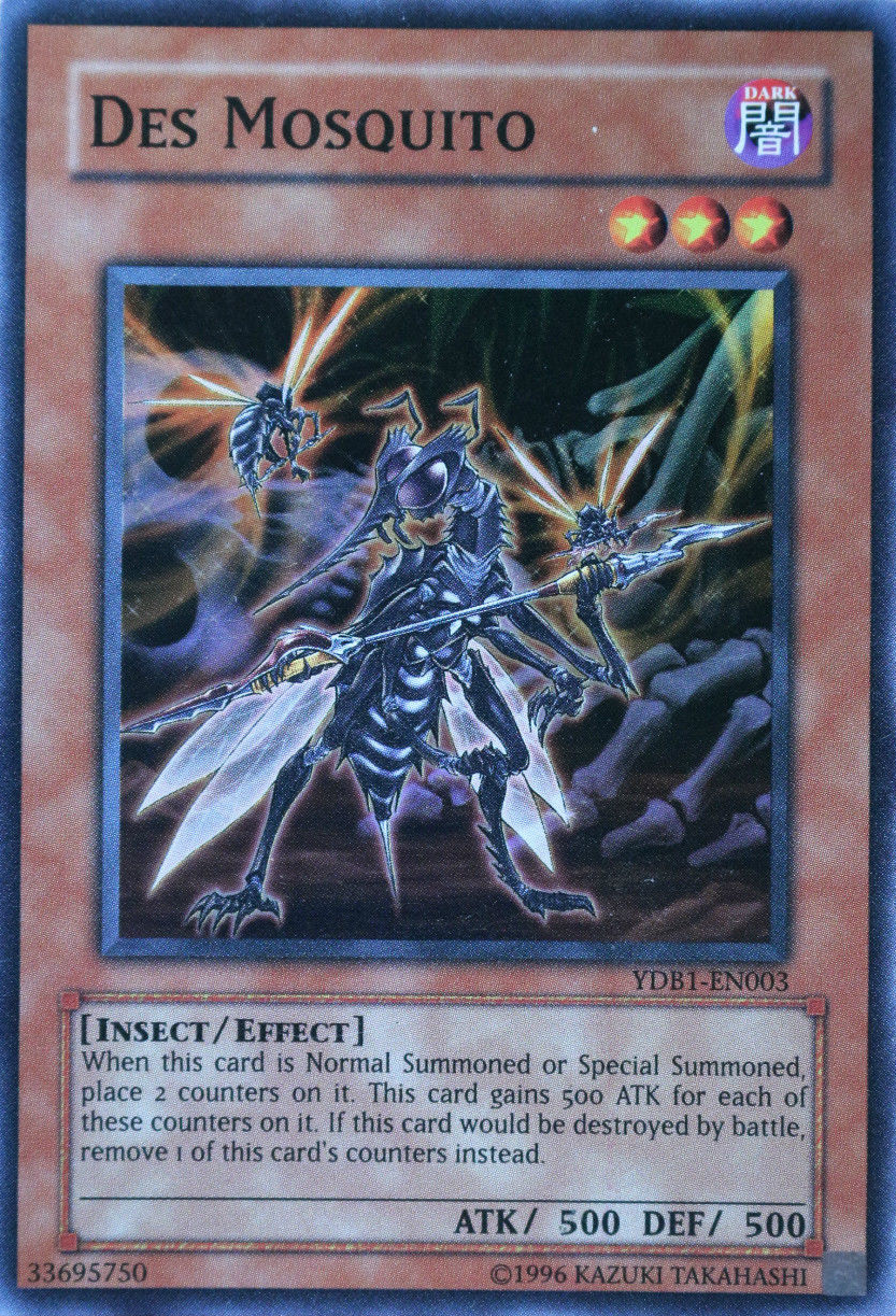 Des Mosquito, Yu-Gi-Oh! GX Card Almanac promotional cards · YDB1-EN003