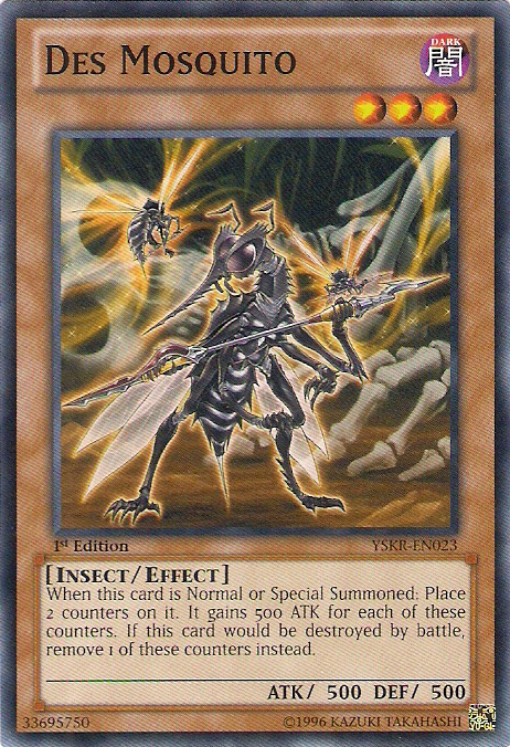 Des Mosquito, Starter Deck: Kaiba Reloaded · YSKR-EN023