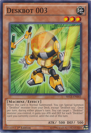 Deskbot 003, Secrets of Eternity Sneak Peek Participation Card · SECE-EN041
