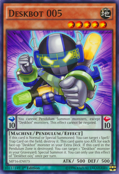 Deskbot 005, 2016 Mega-Tin Mega Pack · MP16-EN075