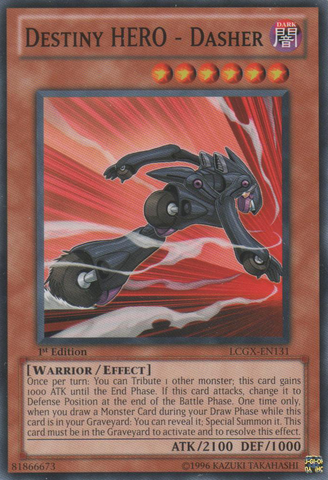 Destiny HERO - Dasher, Legendary Collection 2: The Duel Academy Years Mega Pack · LCGX-EN131