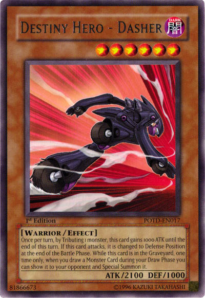 Destiny HERO - Dasher, Power of the Duelist · POTD-EN017