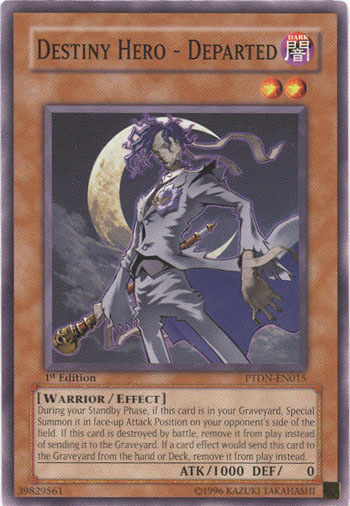 Destiny HERO - Departed, Phantom Darkness Sneak Peek Participation Card · PTDN-EN015