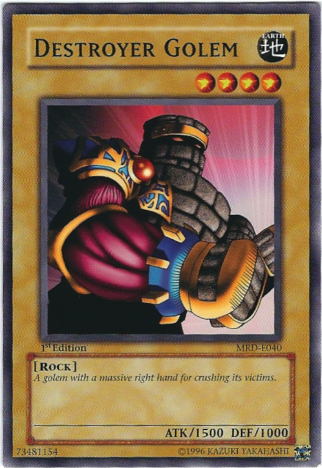 Destroyer Golem, Metal Raiders · MRD-E040