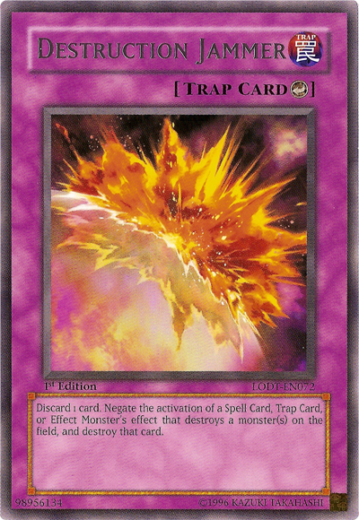 Destruction Jammer, Light of Destruction Sneak Peek Participation Card · LODT-EN072