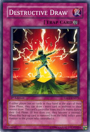 Destructive Draw, Tactical Evolution Sneak Peek Participation Card · TAEV-EN073