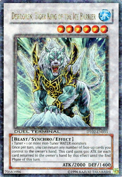 Dewloren, Tiger King of the Ice Barrier, Duel Terminal 2 · DT02-EN033