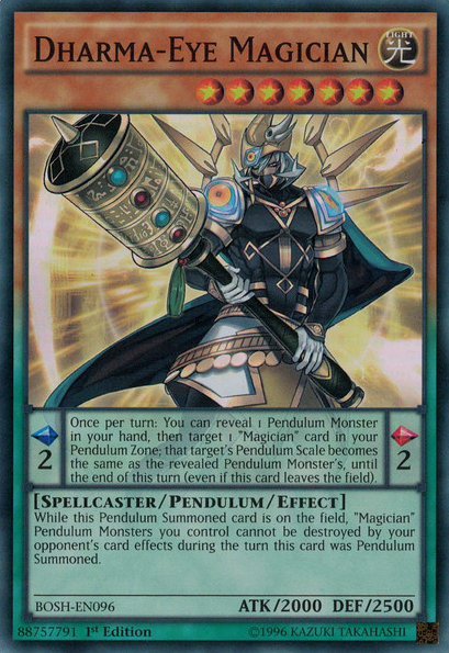 Dharma-Eye Magician, Breakers of Shadow Sneak Peek Participation Card · BOSH-EN096