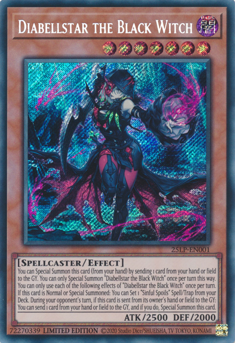 Diabellstar the Black Witch, Limited Pack World Championship 2025 · 25LP-EN001