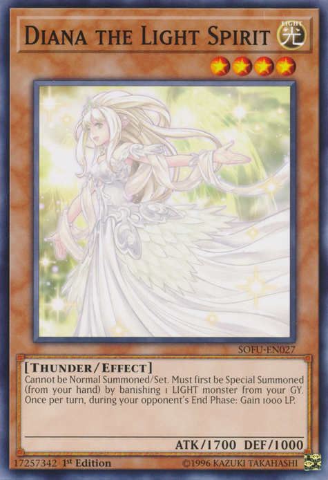 Diana the Light Spirit, Soul Fusion Sneak Peek Participation Card · SOFU-EN027
