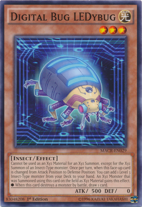 Digital Bug LEDybug, Maximum Crisis Sneak Peek Participation Card · MACR-EN029