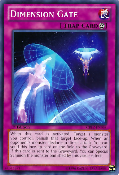 Dimension Gate, Cosmo Blazer Sneak Peek Participation Card · CBLZ-EN068