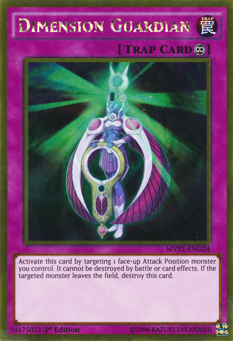 Dimension Guardian, Yu-Gi-Oh! The Dark Side of Dimensions Movie Pack · MVP1-ENG24
