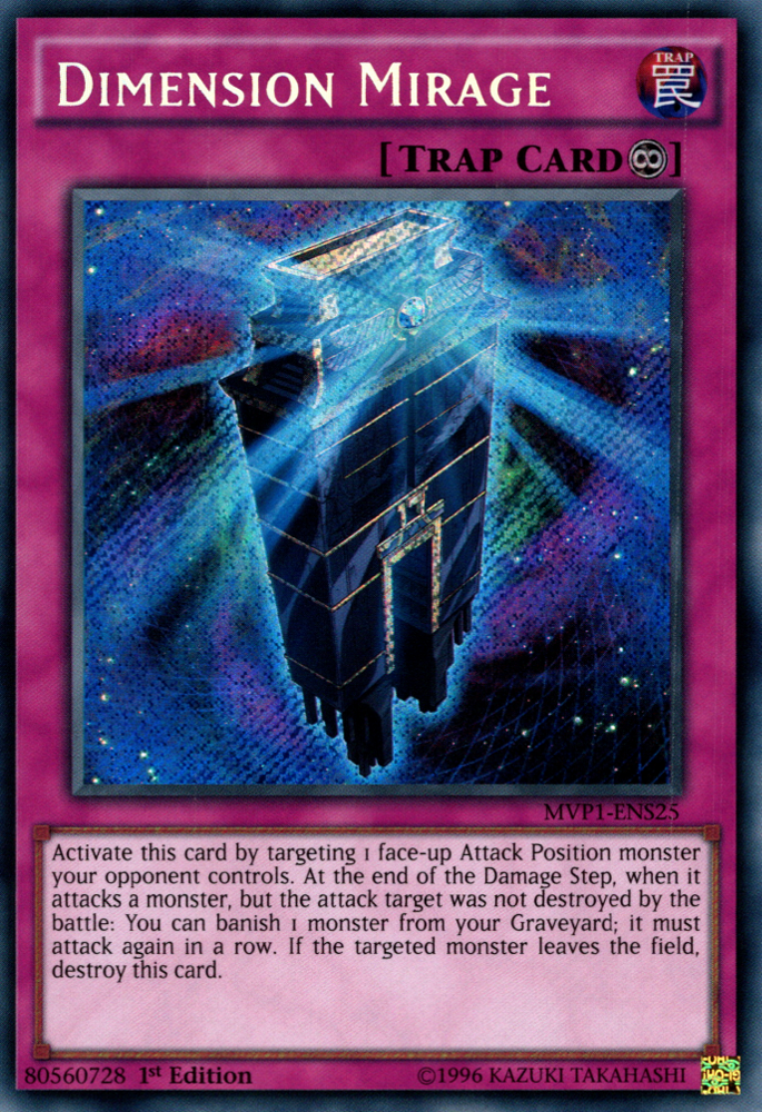 Dimension Mirage, Yu-Gi-Oh! The Dark Side of Dimensions Movie Pack · MVP1-ENS25