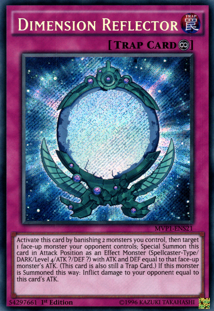 Dimension Reflector, Yu-Gi-Oh! The Dark Side of Dimensions Movie Pack · MVP1-ENS21