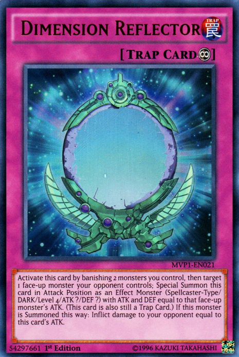 Dimension Reflector, Yu-Gi-Oh! The Dark Side of Dimensions Movie Pack · MVP1-EN021