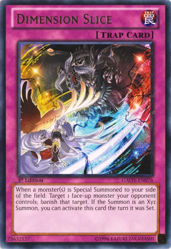 Dimension Slice, Galactic Overlord Sneak Peek Participation Card · GAOV-EN076