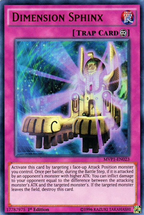 Dimension Sphinx, Yu-Gi-Oh! The Dark Side of Dimensions Movie Pack · MVP1-EN023