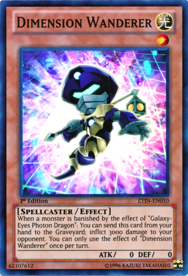 Dimension Wanderer, Zexal Collection Tin · ZTIN-EN010