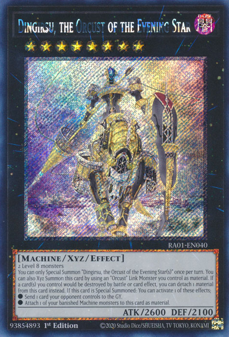 Dingirsu, the Orcust of the Evening Star, 25th Anniversary Rarity Collection · RA01-EN040