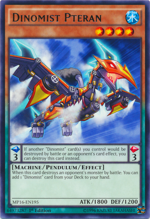 Dinomist Pteran, 2016 Mega-Tin Mega Pack · MP16-EN195