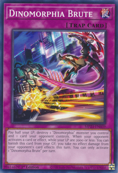 Dinomorphia Brute, 25th Anniversary Tin: Dueling Heroes Mega Pack · MP23-EN039