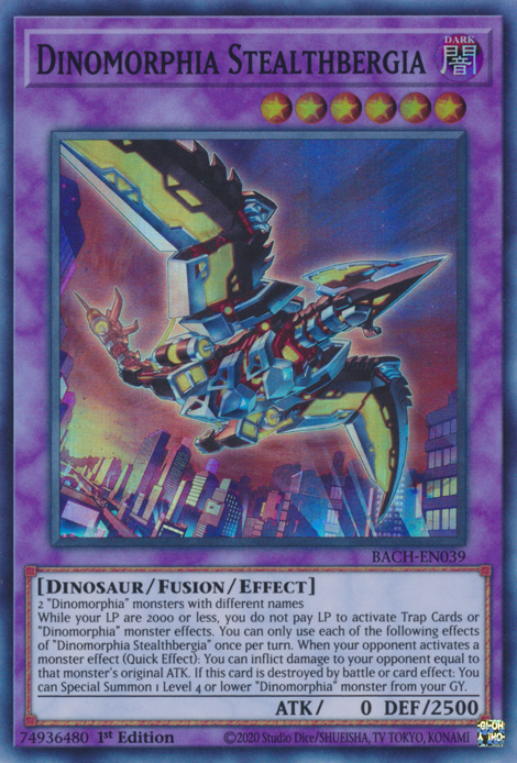 Dinomorphia Stealthbergia, Battle of Chaos · BACH-EN039