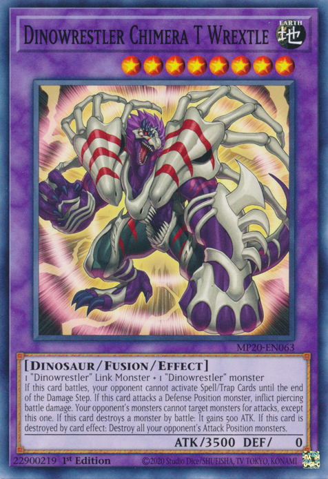 Dinowrestler Chimera T Wrextle, 2020 Tin of Lost Memories · MP20-EN063
