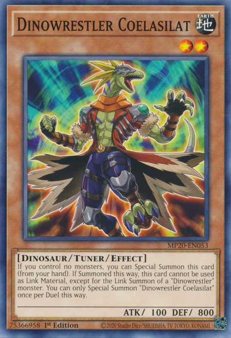 Dinowrestler Coelasilat, 2020 Tin of Lost Memories · MP20-EN053