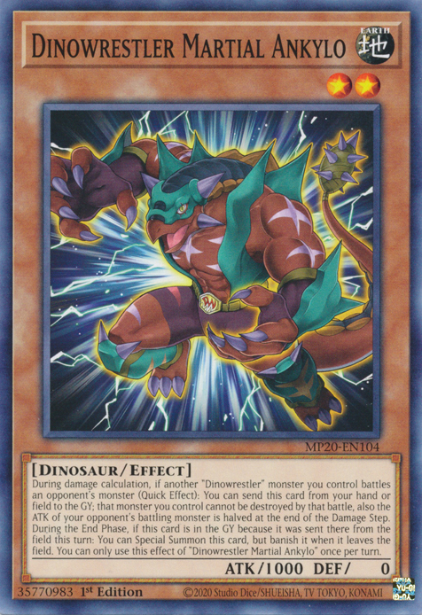 Dinowrestler Martial Ankylo, 2020 Tin of Lost Memories · MP20-EN104