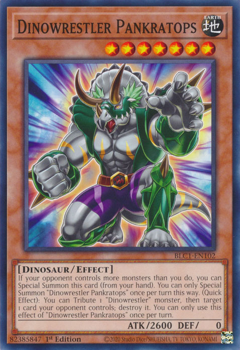 Dinowrestler Pankratops, Battles of Legend: Chapter 1 · BLC1-EN102
