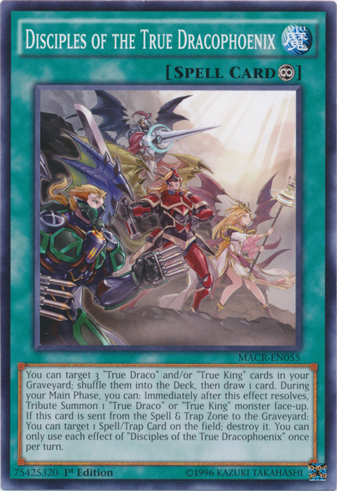Disciples of the True Dracophoenix, Maximum Crisis Sneak Peek Participation Card · MACR-EN055
