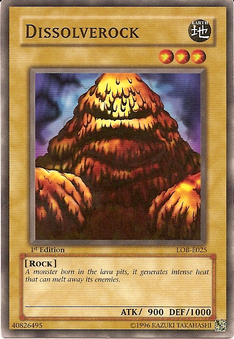 Dissolverock, Legend of Blue Eyes White Dragon · LOB-E025