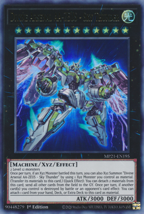 Divine Arsenal AA-ZEUS - Sky Thunder, 2021 Tin of Ancient Battles · MP21-EN195