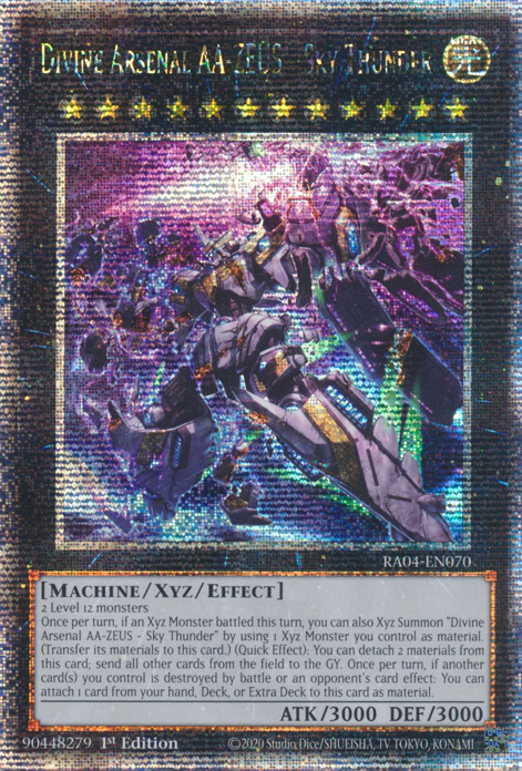 Divine Arsenal AA-ZEUS - Sky Thunder, Quarter Century Stampede · RA04-EN070