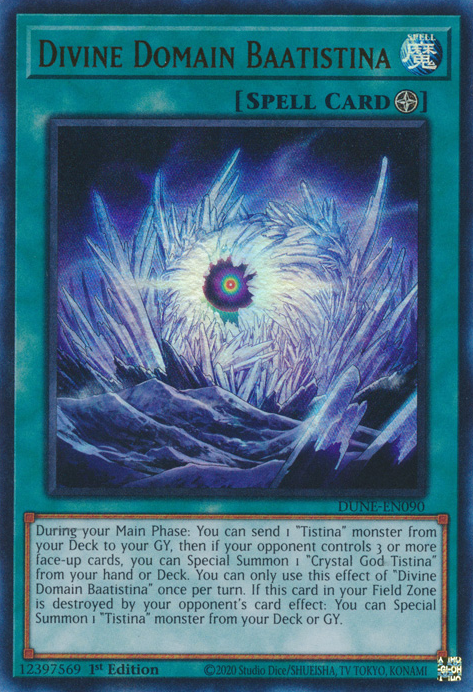 Divine Domain Baatistina, Duelist Nexus · DUNE-EN090