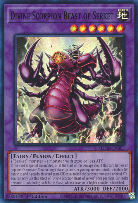 Divine Scorpion Beast of Serket, Maze of the Master · MZTM-EN005