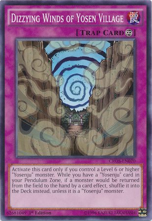 Dizzying Winds of Yosen Village, Crossed Souls Sneak Peek Participation Card · CROS-EN070