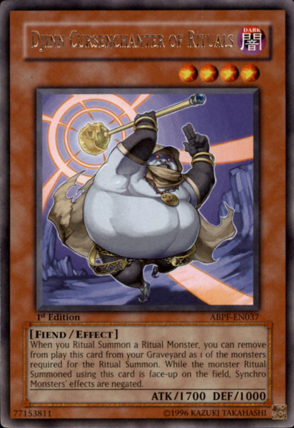 Djinn Cursenchanter of Rituals, Absolute Powerforce Sneak Peek Participation Card · ABPF-EN037