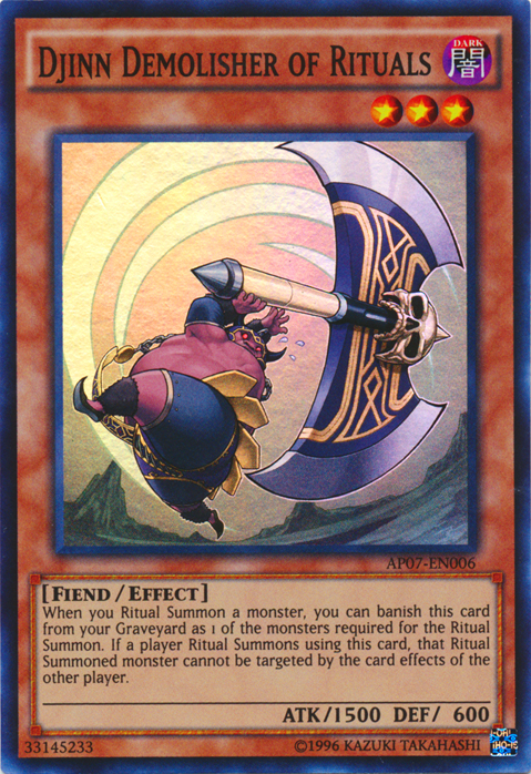 Djinn Demolisher of Rituals, Astral Pack Seven · AP07-EN006