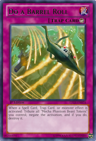 Do a Barrel Roll, Lord of the Tachyon Galaxy Sneak Peek Participation Card · LTGY-EN074