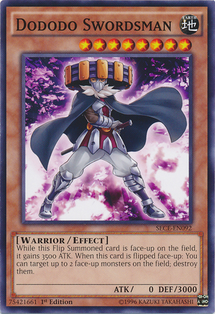Dododo Swordsman, Secrets of Eternity Sneak Peek Participation Card · SECE-EN092