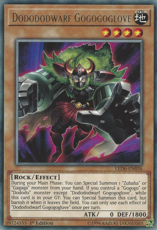 Dodododwarf Gogogoglove, Legendary Duelists: Magical Hero · LED6-EN036