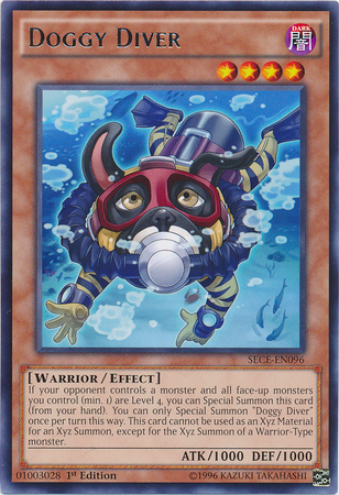 Doggy Diver, Secrets of Eternity Sneak Peek Participation Card · SECE-EN096
