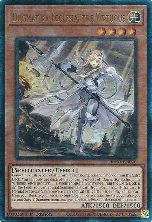 Dogmatika Ecclesia, the Virtuous, 25th Anniversary Rarity Collection · RA01-EN020
