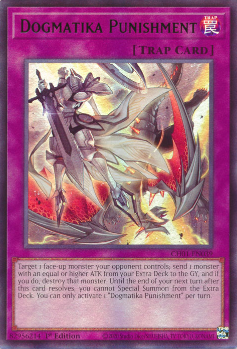 Dogmatika Punishment, THE CHRONICLES DECK: The Fallen & The Virtuous (All-Foil Edition) · CH01-EN039
