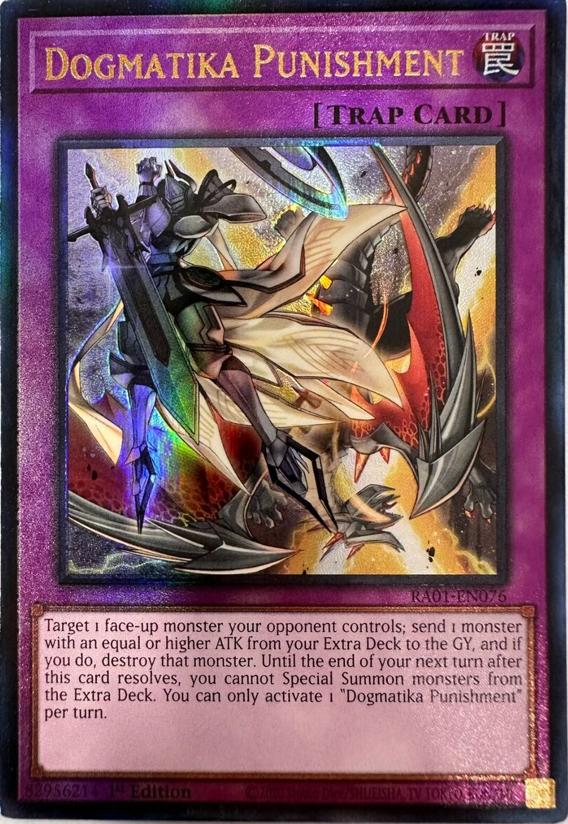 Dogmatika Punishment, 25th Anniversary Rarity Collection · RA01-EN076