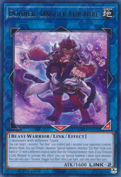 Donner, Dagger Fur Hire, 25th Anniversary Tin: Dueling Heroes Mega Pack · MP23-EN192